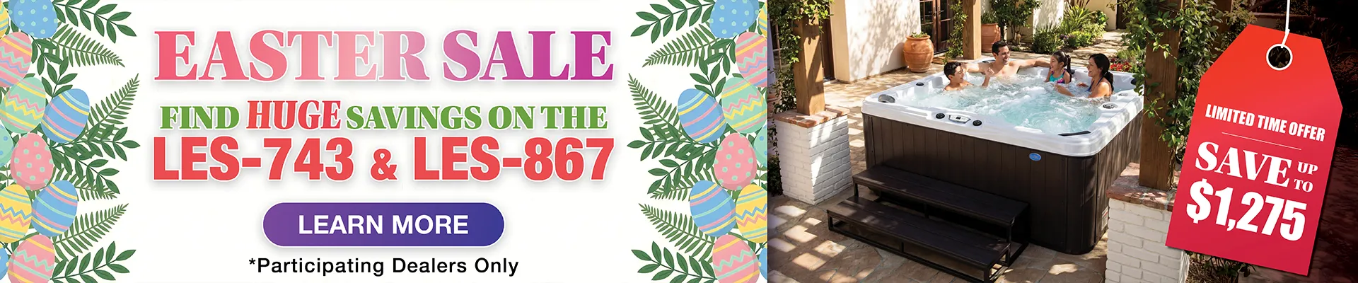 Calspas hot tub being used in a family setting - Pierre